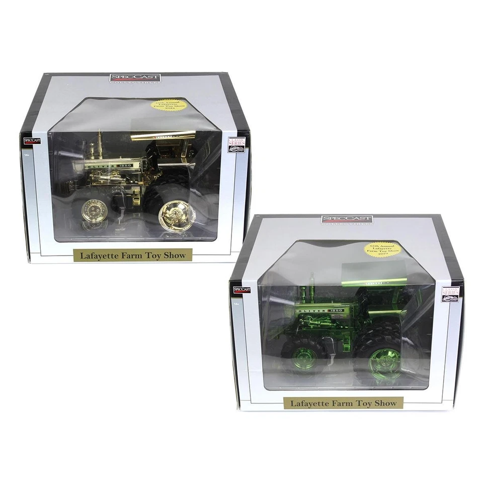 Gold & Green Chrome Chase Set ~ 1/16 Oliver 1850 w/ Duals Canopy 2023 Lafayette - Image 1 of 1