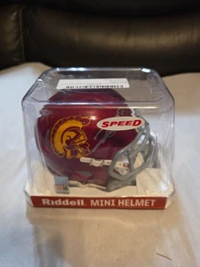JORDAN ADDISON SIGNED USC TROJANS SPEED MINI HELMET BECKETT COA - Picture 1 of 10