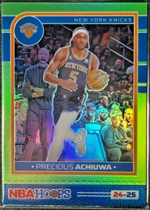 2024-25 Panini NBA Hoops Precious Achiuwa #97 Lime Green Premium /149 Knicks - Picture 1 of 2