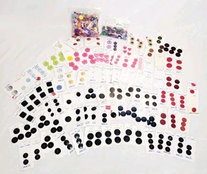 Assorted 250+ Button Lot Collection Various Colors + Sizes - Picture 1 of 9