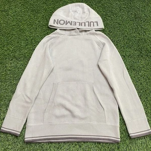 Lululemon Soothe Away Pullover Hoodie Hood Pocket Women’s Gray Sweatshirt Size 4 - Picture 1 of 7