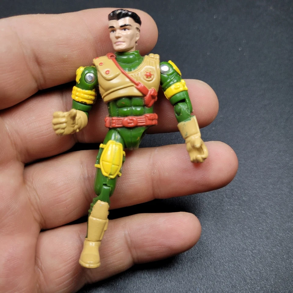 Figura de acción Playmates Exo Squad JT Marsh 1993 ataque aéreo marco electrónico juguete suelto Foto 1 de 4