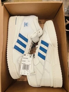 Adidas Forum Mittelschuh weiß blauer Vogel bunt Größe 8,5 authentisch GX1021 neu mit Etikett - Bild 1 von 12