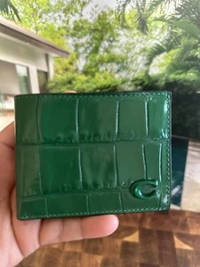 BN COACH CW444 IVY SLIM BLFLD EMB CRC WALLET MENS - Picture 1 of 7