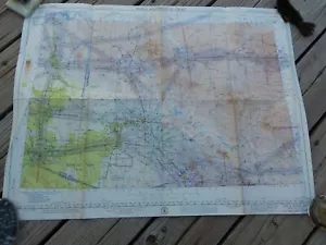 VNTG 1958 405 Río Gila EE.UU. México Fuerza Aérea Mundial Aero Carta Mapa Aviación USAF - Imagen 1 de 3