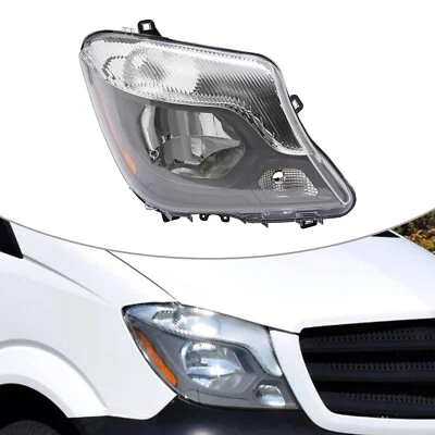 Headlight For 2014-18 Mercedes-Benz Sprinter Halogen Headlamp Passenger Side RH Foto 1 de 4