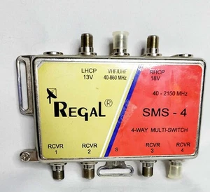 Regal Multi-Switch 4 way Multi-switch SMS-4  - Picture 1 of 4
