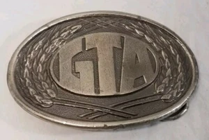 GTA First Edition 1980 Belt Buckle Grain Terminal Association Farmers Agri Seeds - Picture 1 of 12