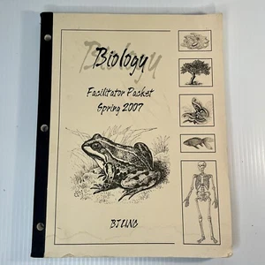 Bob Jones BJU BIOLOGY FACILITATOR PACKET Spring 2007 Answer Keys Chapters 13-24 - Picture 1 of 13