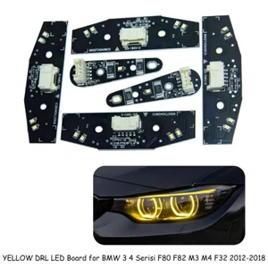 YELLOW LED Angel Eyes DRL Board for BMW 3 4 Series F80 F82 M3 M4 F32 2012-2018 - Foto 1 di 1