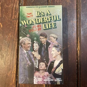 Its a Wonderful Life (VHS, 1990) Vintage Brand New Sealed MEDIA Watermark IGS - Picture 1 of 7