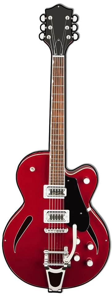 复古风格金属标志红色吉他 36 X 13.5... — 第 1/1 张图片