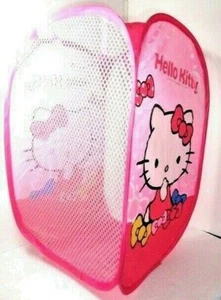 HELLO KITTY FOLDABLE BASKET, GREAT FOR LAUNDRY & STORAGE . - Picture 1 of 7