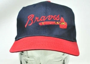 MLB Cap Atlanta Braves Cap Hat Blue / Red Baseball  - Picture 1 of 4
