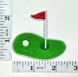 Embroidered Patch - Golf Course - Masters Golf - Putting Green - Iron-on - Picture 1 of 1