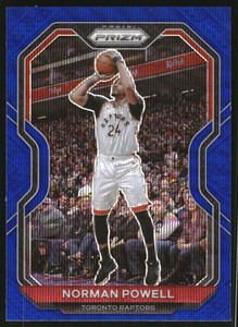 2020-21 Panini Prizm Prizms Blue Wave #157 Norman Powell
