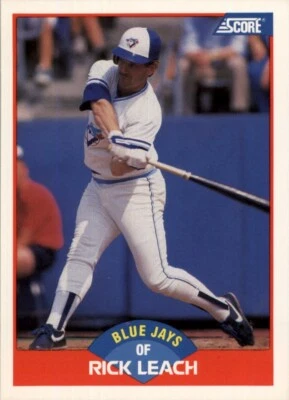 1989 Score MLB Rick Leach #540 - Image 1 of 2