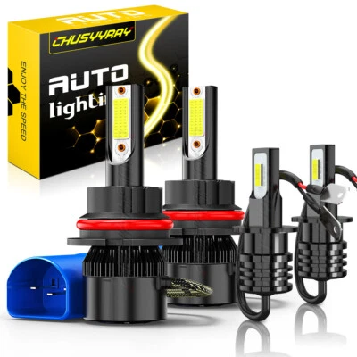 4x Faro delantero LED haz alto bajo + bombillas antiniebla para Mazda MX-6 1990-1997 Foto 1 de 4