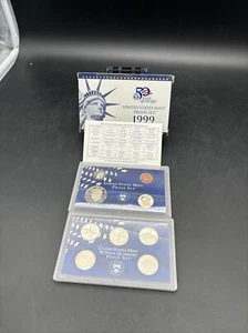 U.S. Mint Proof Set of 9 Coins 1999 - Picture 1 of 5