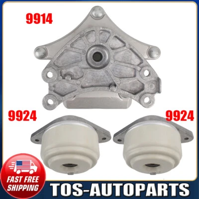 3PCS Hydraulic Engine Motor Transmission Mount Mounts For Mercedes W212 4matic - Image 1 of 4