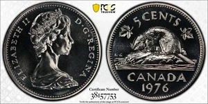 GEM: 1976 5c PCGS Gold Shield SP-67 - Bild 1 von 3