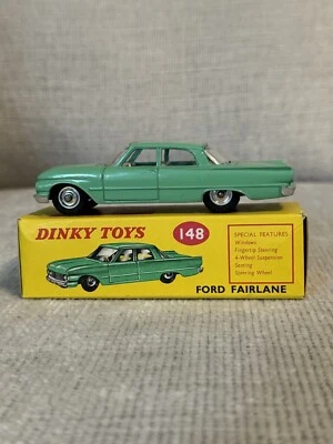 Dinky Toys Near Mint Condition #148 Ford Fairlane in Mint Green - Image 1 of 4