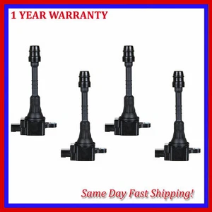 For NISSAN SENTRA 2002-2006 1.8L L4 UF351 UF548 C1397 Ignition Coil Set of 4PCS - Picture 1 of 3