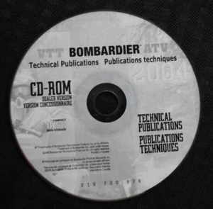 2004 BRP Bombardier ATV VTT Service Repair Manual RALLY OUTLANDER TRAXTER QUEST - Picture 1 of 1
