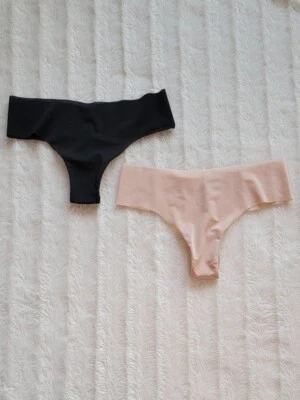 Panty Micro Tanga Corte Libre Cosabella (Paquete de 2) Talla S/M en Cinque y Negro - ¡Nuevo! Foto 1 de 4