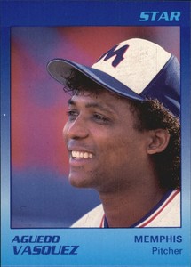 1989 Memphis Chicks Star #22 Aguedo Vasquez