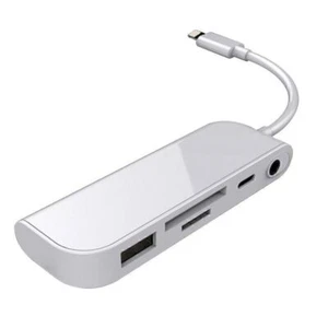 SD / TF Karten Leser USB o Kamera OTG Adapter 5 im 1 Lade Adapter für IPhon G6K2 - Photo 1/7