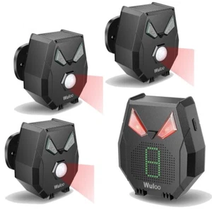Allarme vialetto solare lungo raggio 500 metri wireless sensori di movimento esterni allarme - Foto 1 di 58