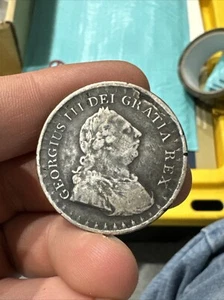 Gettone Banca 3 Scellini 1812 - Moneta Argento Britannica Giorgio III - Bello (22634) - Foto 1 di 5