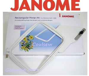 JANOME GENUINE Embroidery Hoop RECTANGULAR (RE) MC11000 11000SE 140x200mm - Picture 1 of 1
