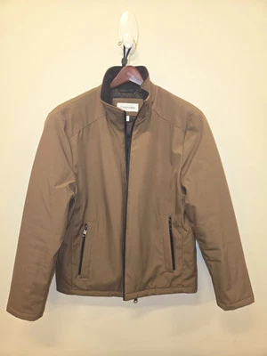 Men's Calvin Klein Dark Tan Outerwear Jacket Medium - Image 1 of 4