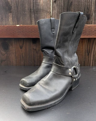 Arnés para hombre Durango moto cuero negro botas DB510 talla 9D Foto 1 de 4