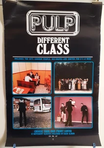 PULP A Different Class UK 1995 official 30" x 20" promo poster UNUSED! BRITPOP - Picture 1 of 1
