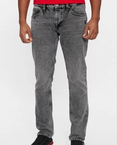 TOMMY HILFIGER Herren Hose Jeans Scanton slim fit grau Denim W32 L32 NEU - Bild 1 von 4