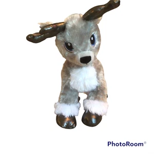 Peluche de reno de nieve plateado Build A Bear Workshop, suave, tierno. - Imagen 1 de 7