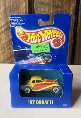 HOT WHEELS BLUE BOX 1991  '37 BUGATTI - New - Image 1 of 4