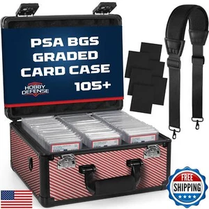 Hobby Defense Graded Card Case, 3 Row Graded Card Storage Box, Trading Card C - Picture 1 of 5