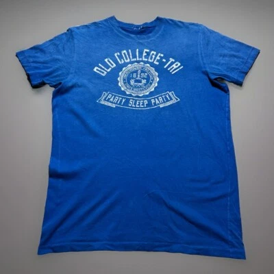 Camisa de triatlón vintage años 70 80 descolorida Abercrombie Fitch antigua universidad - mediana Foto 1 de 4