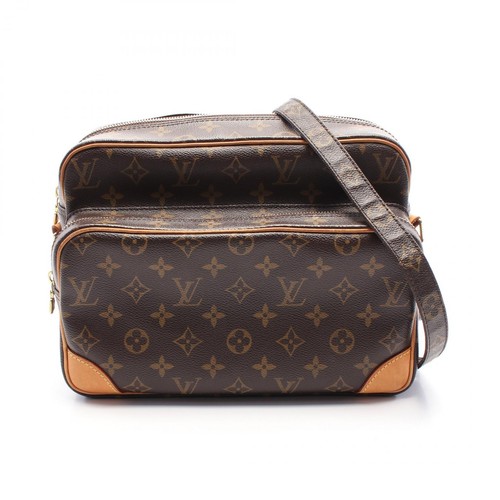 LOUIS VUITTON（LV） Borsa a tracolla Louis Vuitton Nilo M45244 Monogram tela marrone usata LV