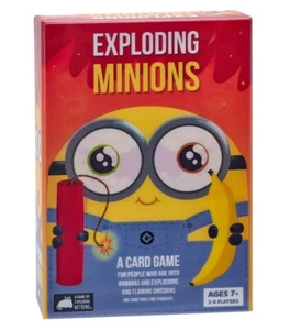 Exploding Minions Party Game By Exploding Kittens Card Game Toy Kid NEW SEALED - Picture 1 of 8