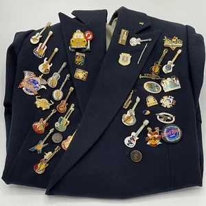 36 Vintage Pins - Hard Rock Cafe, Alaska, Nashville, Harley Davidson - Picture 1 of 5