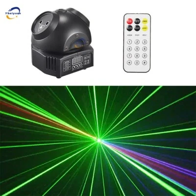RGB full color pattern scanning projector disco light DJ stage lighting effect - Image 1 of 4