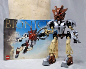 LEGO Bionicle Mata Nui Toa Nuva of Stone 8568: Pohatu Nuva with Manual Retired - Picture 1 of 13