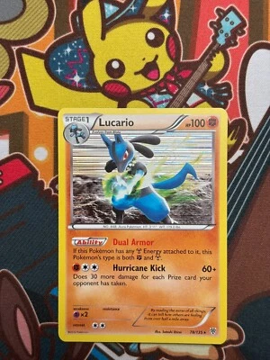 Lucario Holo 78/135 Plasma Storm englisch Pokemon Karten NM - Bild 1 von 2