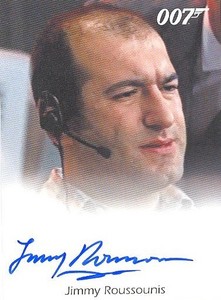 '17 James Bond Archives Final Edition Jimmy Roussounis Full-Bleed Autograph Card