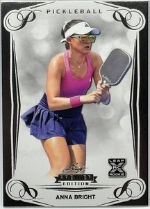 2023 Leaf Pickleball Premier Anna Bright XRC Base Silver # 9